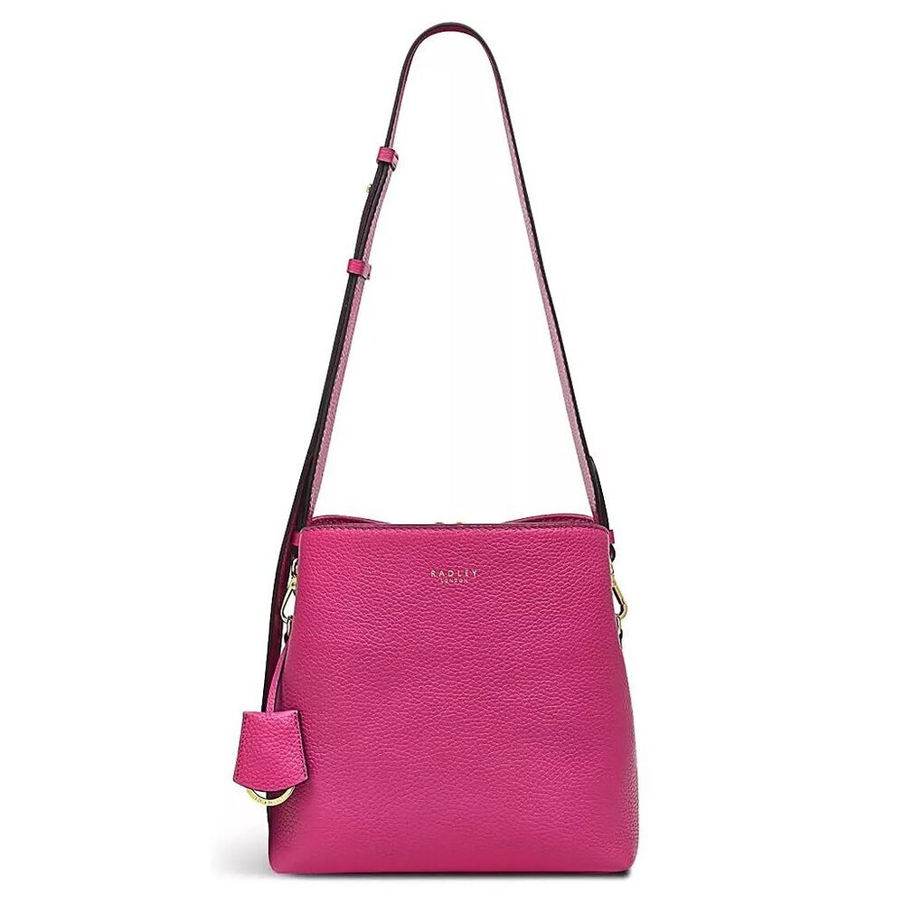 Radley London Womens Leather Dukes Place Medium Compartment Crossbody - Pink